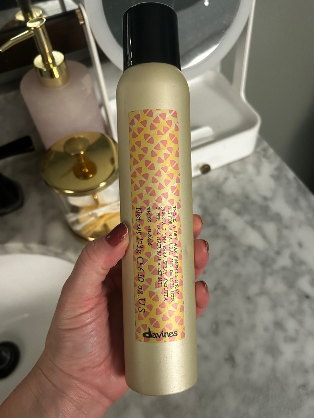 NEW Davines dry wax finishing spray